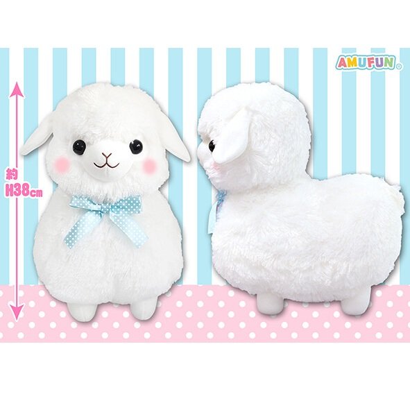 Alpacasso Ribbon Shiro-chan Big Plush